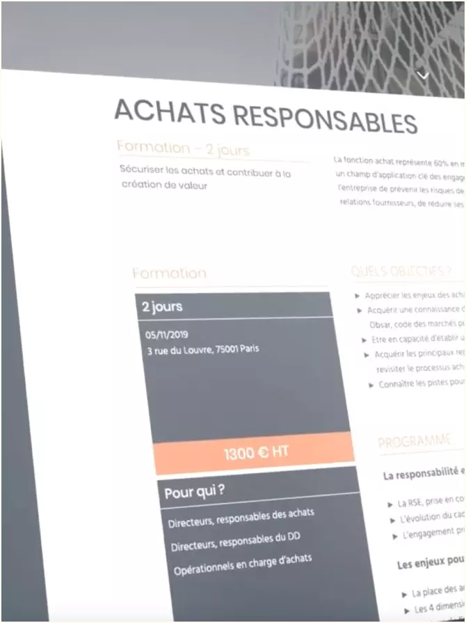 Présentation de Sites <br>institutionnels et vitrine